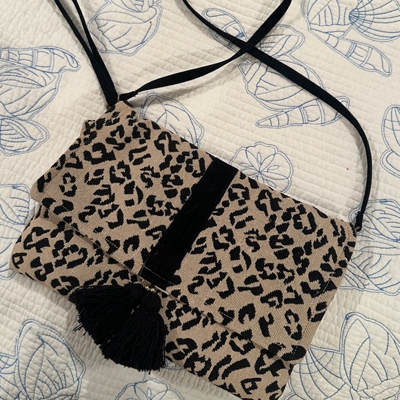 royal standard Handbags - Leopard Print Crossbody Bag
